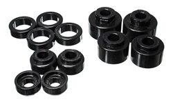 1999-2007 Ford Super Duty Body Mount Bushings Black